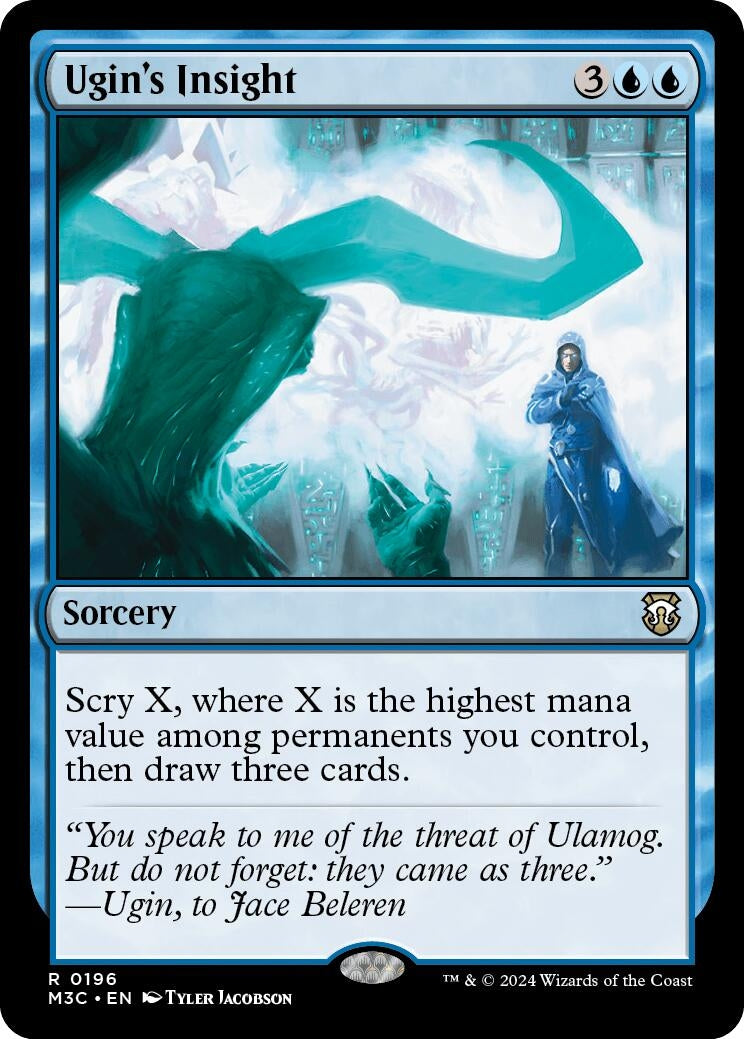 Ugin’s Insight (Ripple Foil) (196) [M3C] - MTG Single