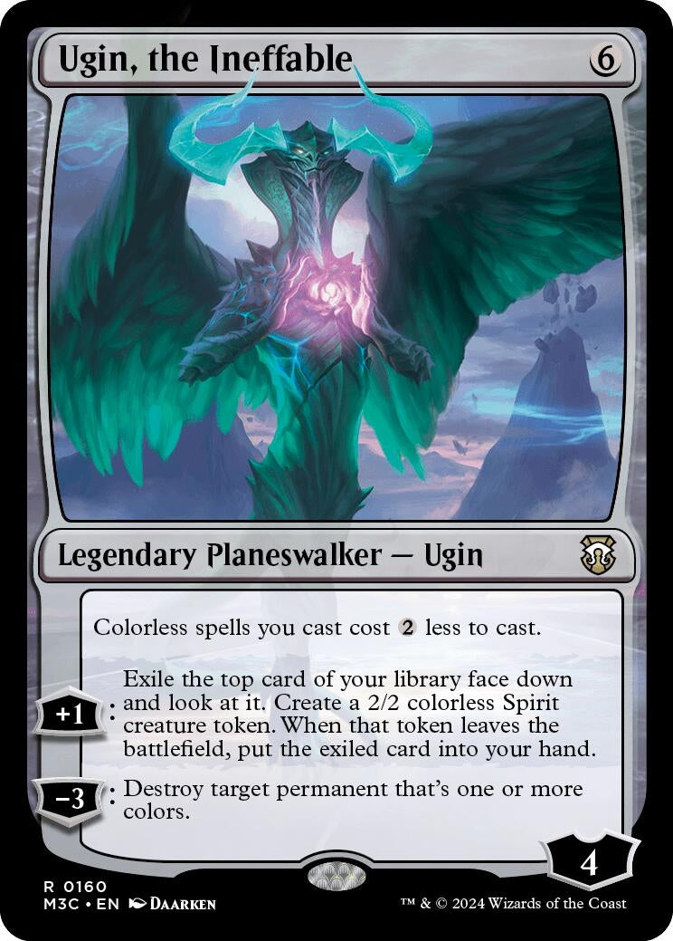 Ugin the Ineffable (Ripple Foil) (160) [M3C] - MTG Single
