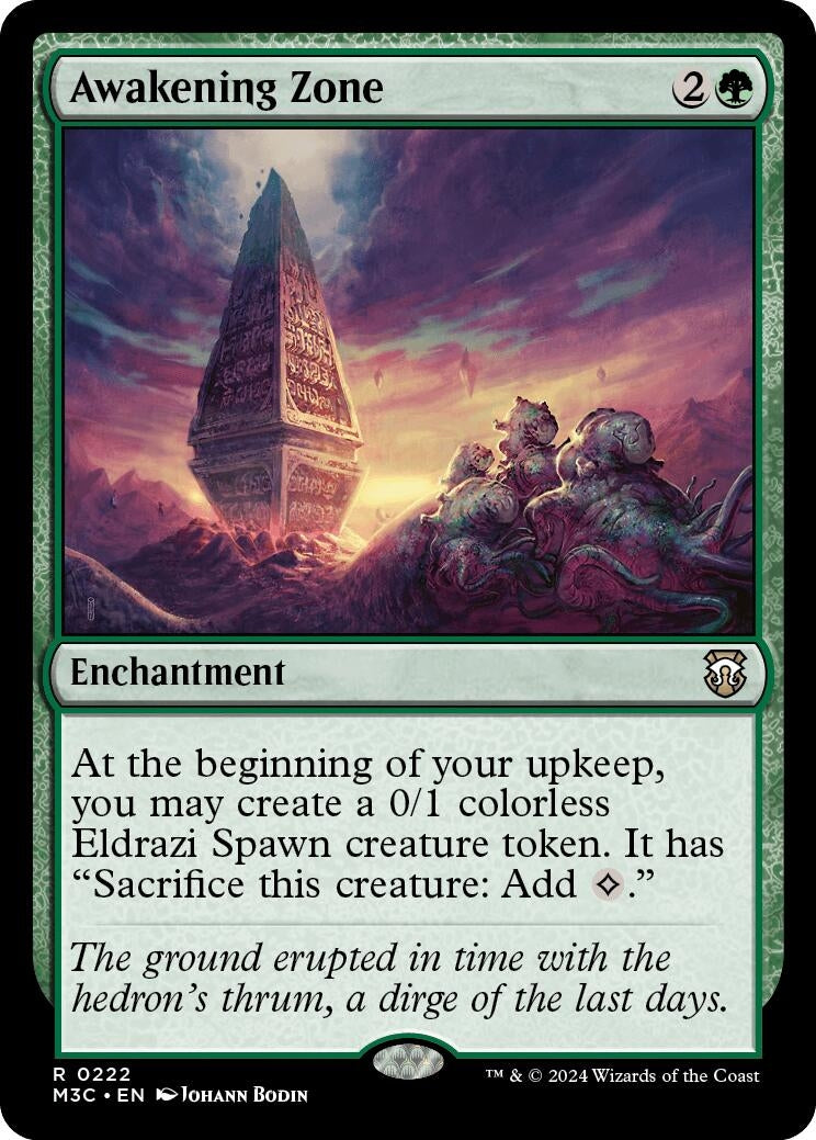 Image for Awakening Zone (Ripple Foil) (222) (Modern Horizons 3) - Magic: The Gathering