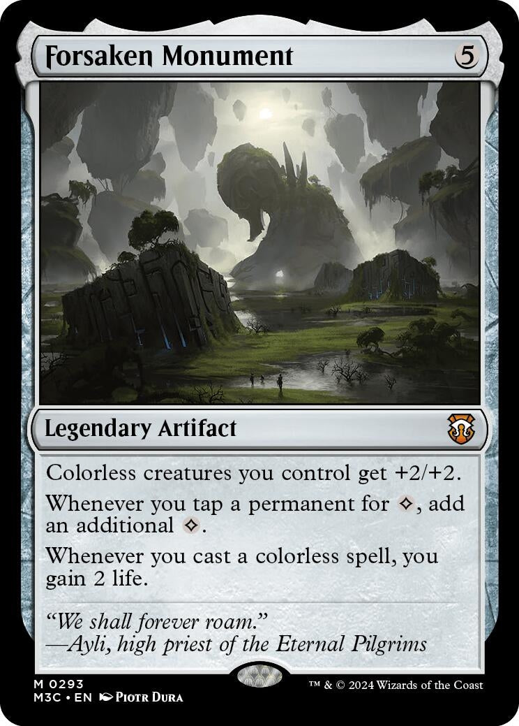 Forsaken Monument (Ripple Foil) (293) [M3C] - MTG Single