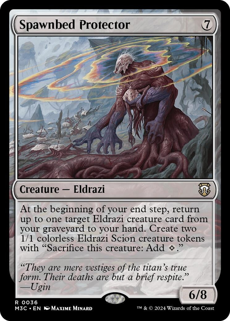 Spawnbed Protector (36) [M3C] - MTG Single