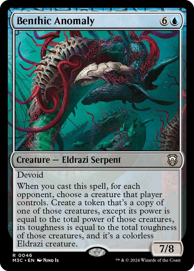Benthic Anomaly (Ripple Foil) (46) [M3C] - MTG Single