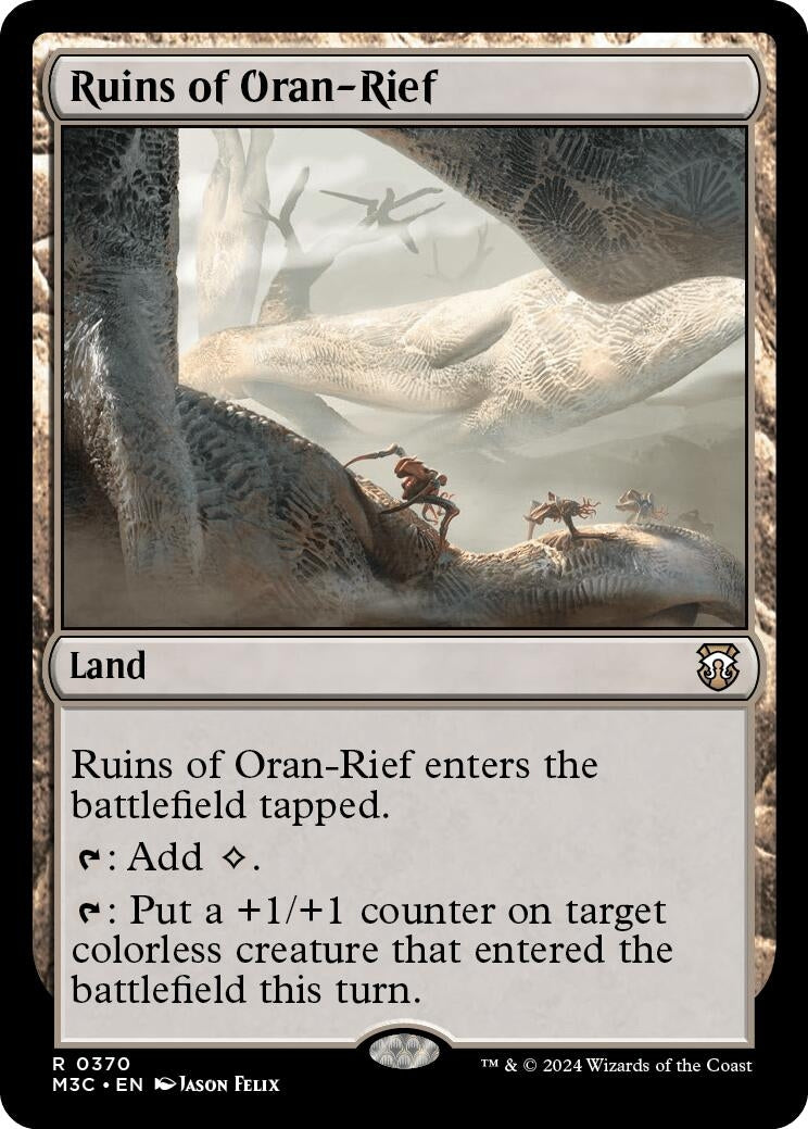 Ruins of Oran-Rief (Ripple Foil) (370) [M3C] - MTG Single