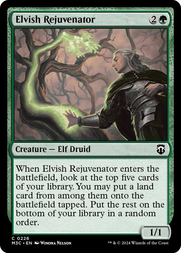 Elvish Rejuvenator (Ripple Foil) (226) [M3C] - MTG Single