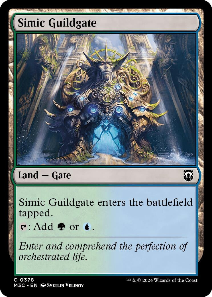 Simic Guildgate (Ripple Foil) (378) [M3C] - MTG Single