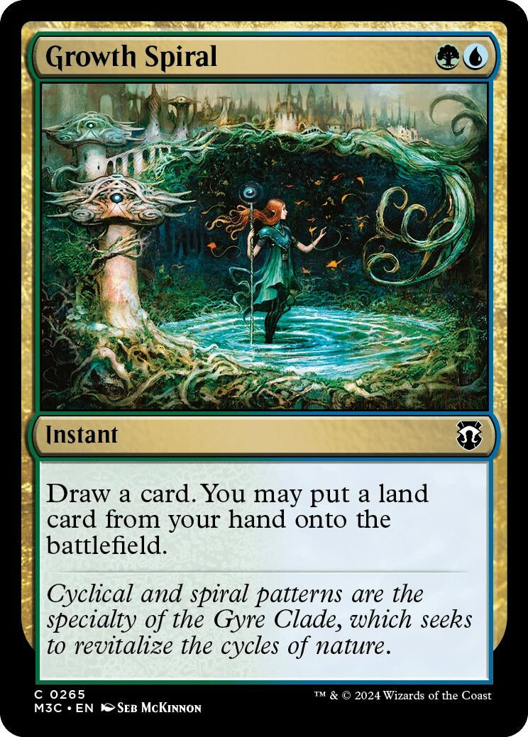 Growth Spiral (Ripple Foil) (265) [M3C] - MTG Single
