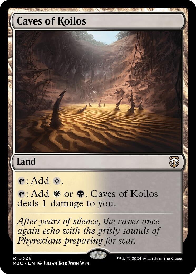 Caves of Koilos (Ripple Foil) (328) [M3C] - MTG Single