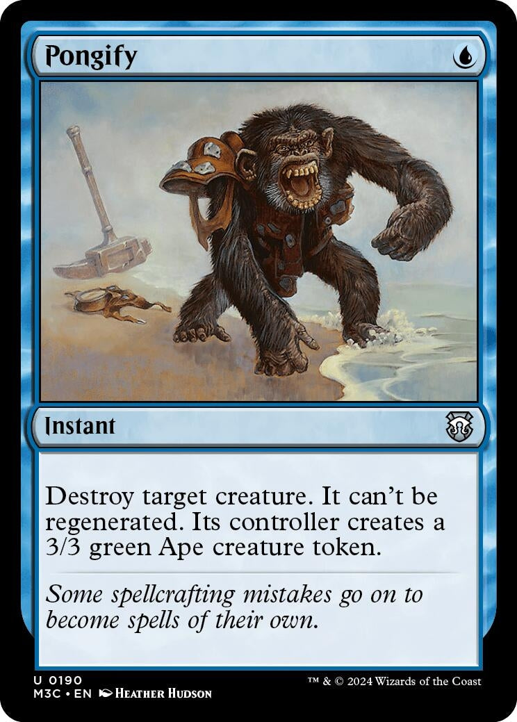 Pongify (Ripple Foil) (190) [M3C] - MTG Single