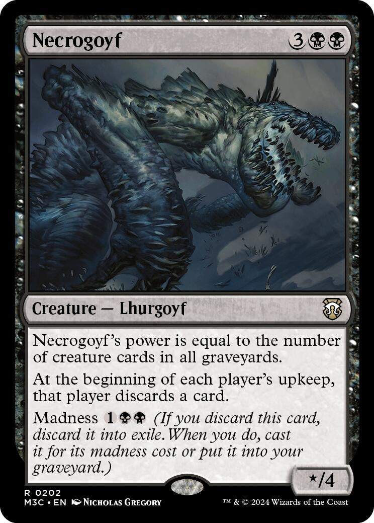 Necrogoyf (202) [M3C] - MTG Single