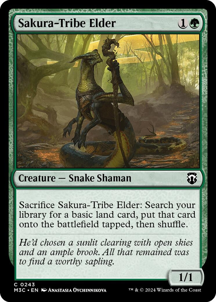 Sakura-Tribe Elder (243) [M3C] - MTG Single