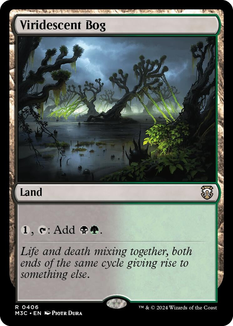 Viridescent Bog (406) [M3C] - MTG Single