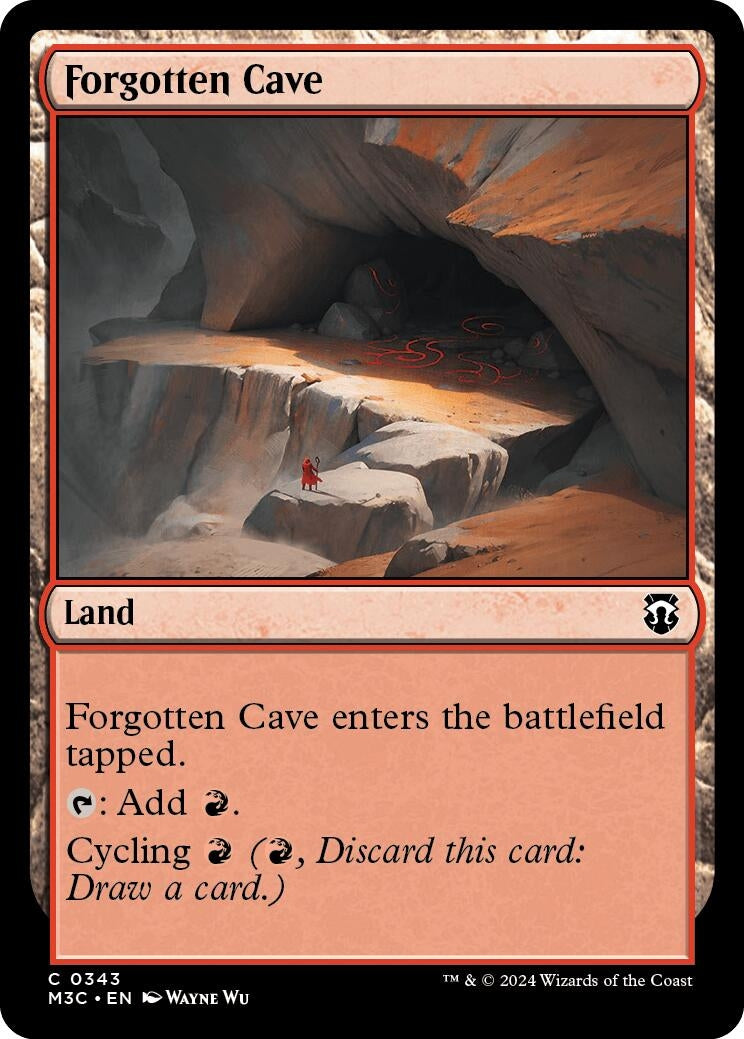 Forgotten Cave (343) [M3C] - MTG Single