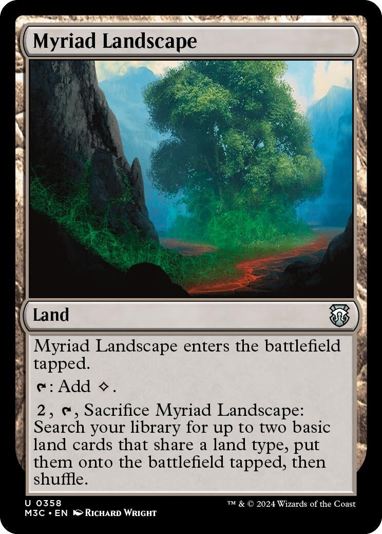 Myriad Landscape (358) [M3C] - MTG Single