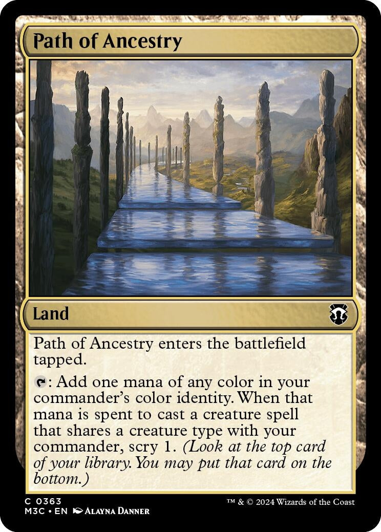 Path of Ancestry (Ripple Foil) (363) [M3C] - MTG Single
