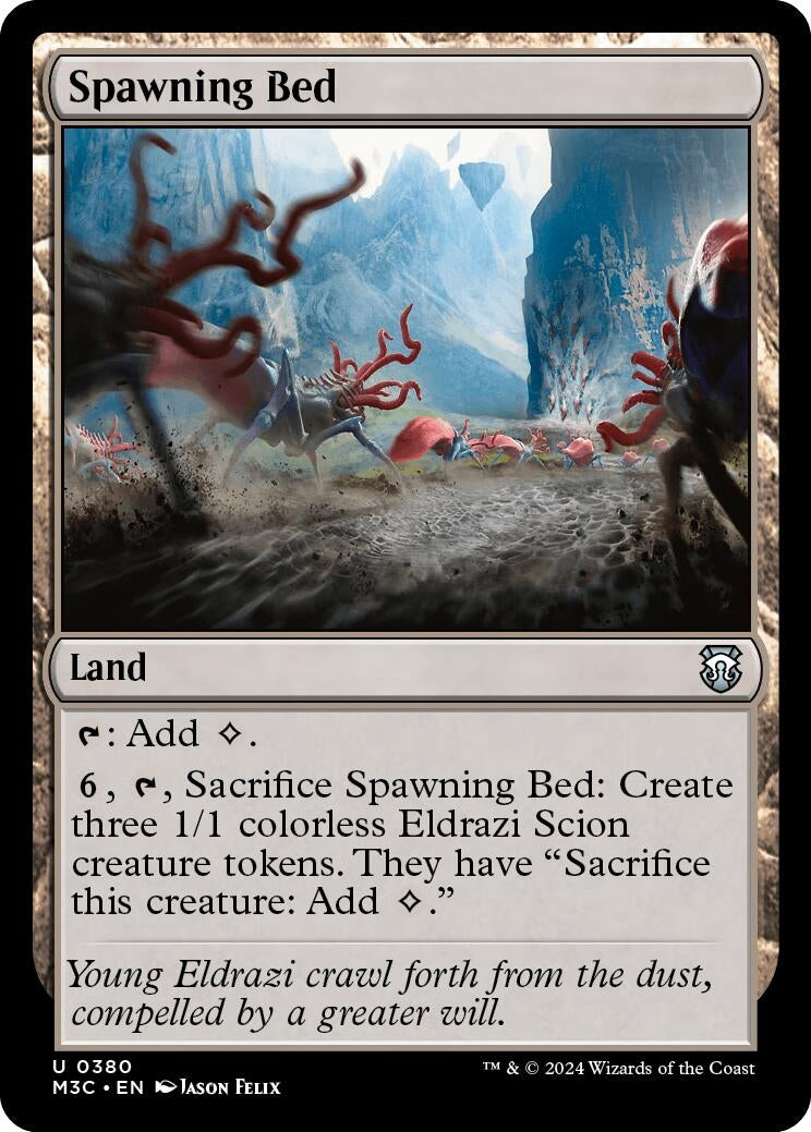 Spawning Bed (Ripple Foil) (380) [M3C] - MTG Single