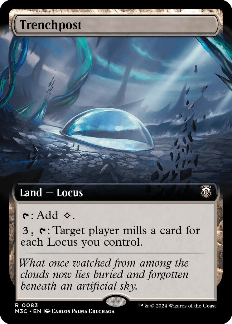 Trenchpost (Extended Art) (Ripple Foil) (83) [M3C] - MTG Single