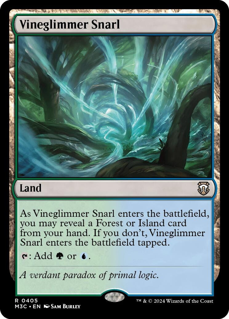 Vineglimmer Snarl (Ripple Foil) (405) [M3C] - MTG Single