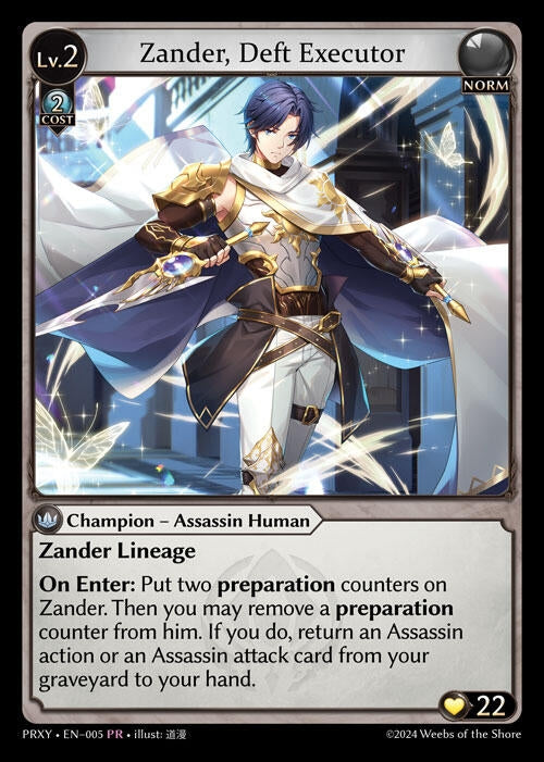 Image for Zander, Deft Executor (005) (Proxia's Vault) - Grand Archive TCG