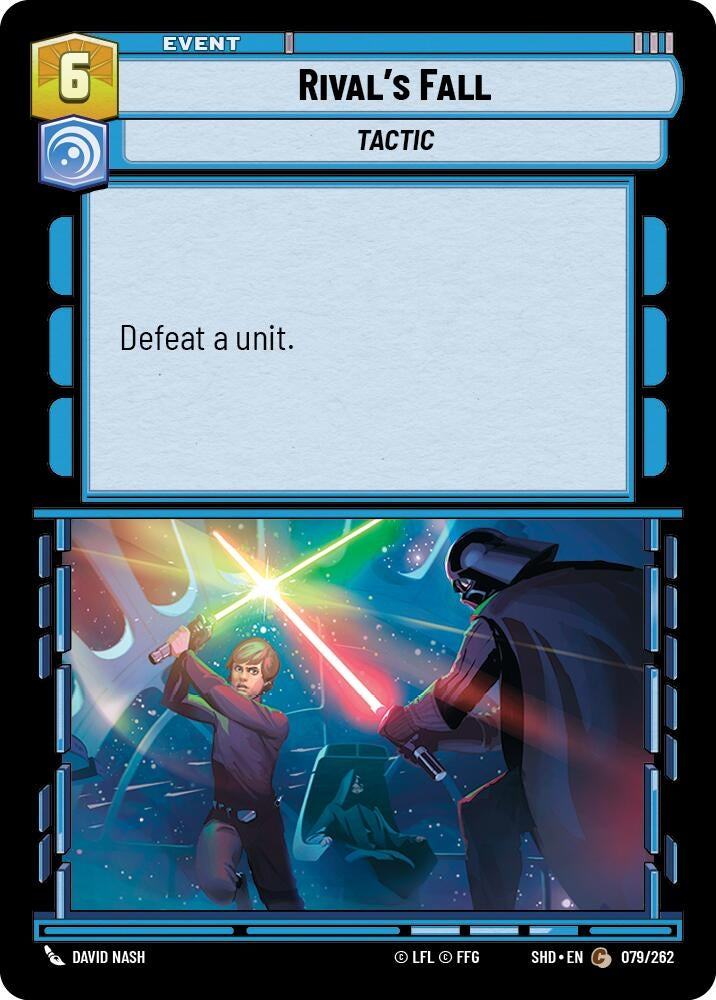 Rival’s Fall (79) (SHD) - Star Wars: Unlimited Single