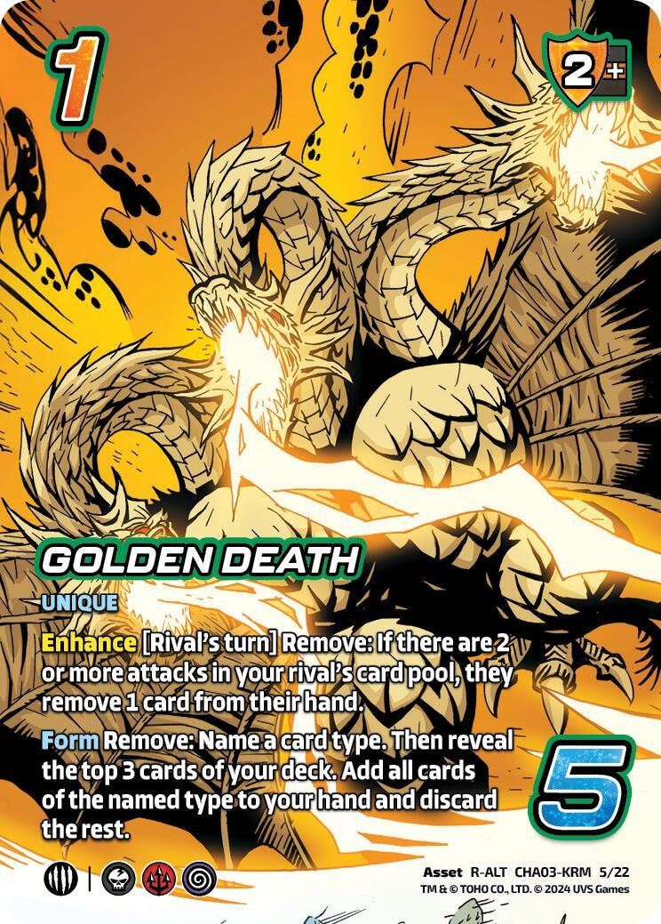 Golden Death (Alternate Art) (3522) - UniVersus Single