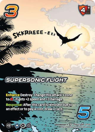 Supersonic Flight (Alternate Art) (32122) - UniVersus Single