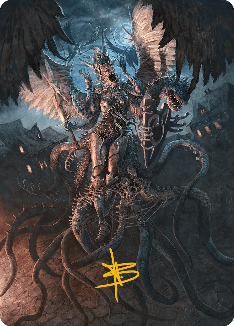 Angelic Aberration Art Card (Gold-Stamped Signature) (28) [ASMH3] - MTG Single