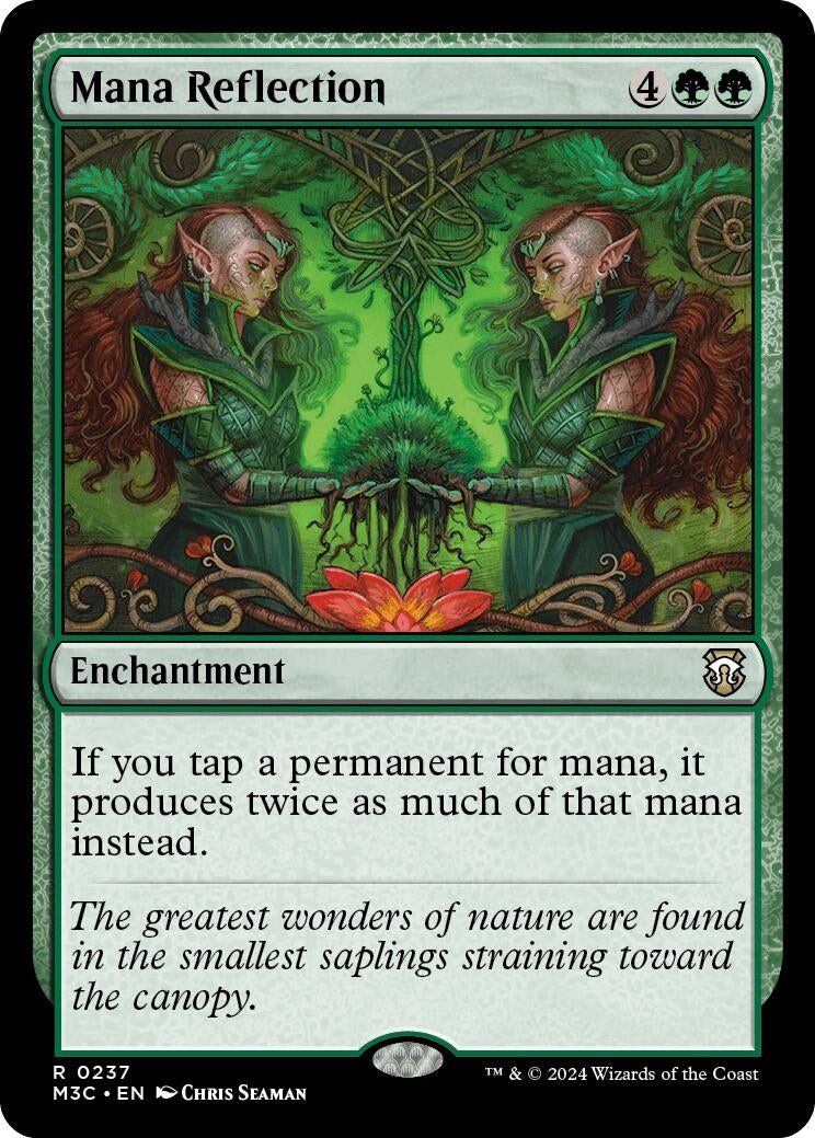 Mana Reflection (Ripple Foil) (237) [M3C] - MTG Single