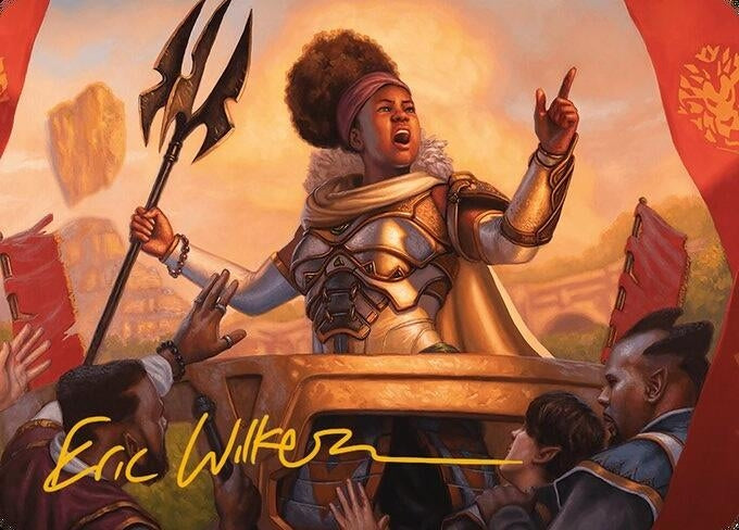Recruiter of the Guard Art Card (Gold-Stamped Signature) (21) [ASMH3] - MTG Single