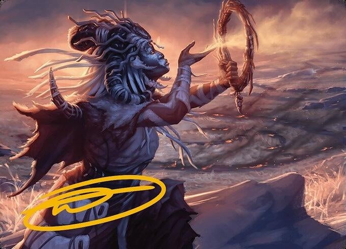 Witch Enchanter Art Card (Gold-Stamped Signature) (16) [ASMH3] - MTG Single