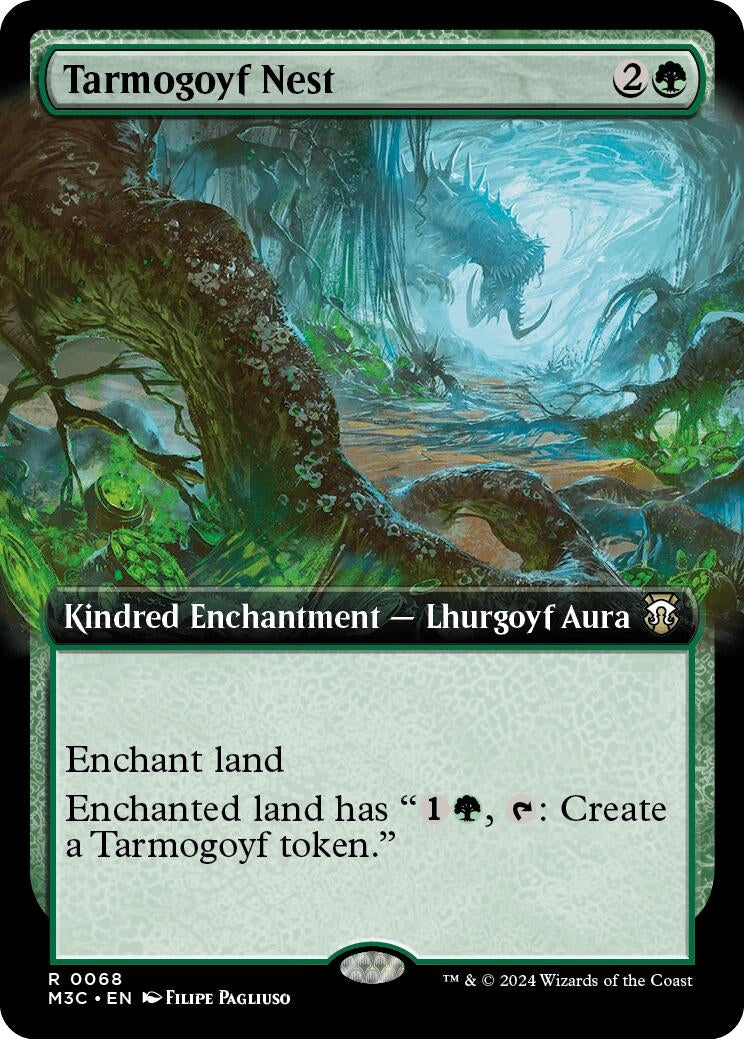 Tarmogoyf Nest (Extended Art) (68) [M3C] - MTG Single