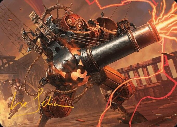Blaster Hulk Art Card (Gold-Stamped Signature) (31) [ASMH3] - MTG Single