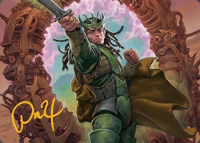 Eladamri Korvecdal Art Card (Gold-Stamped Signature) (9) [ASMH3] - MTG Single