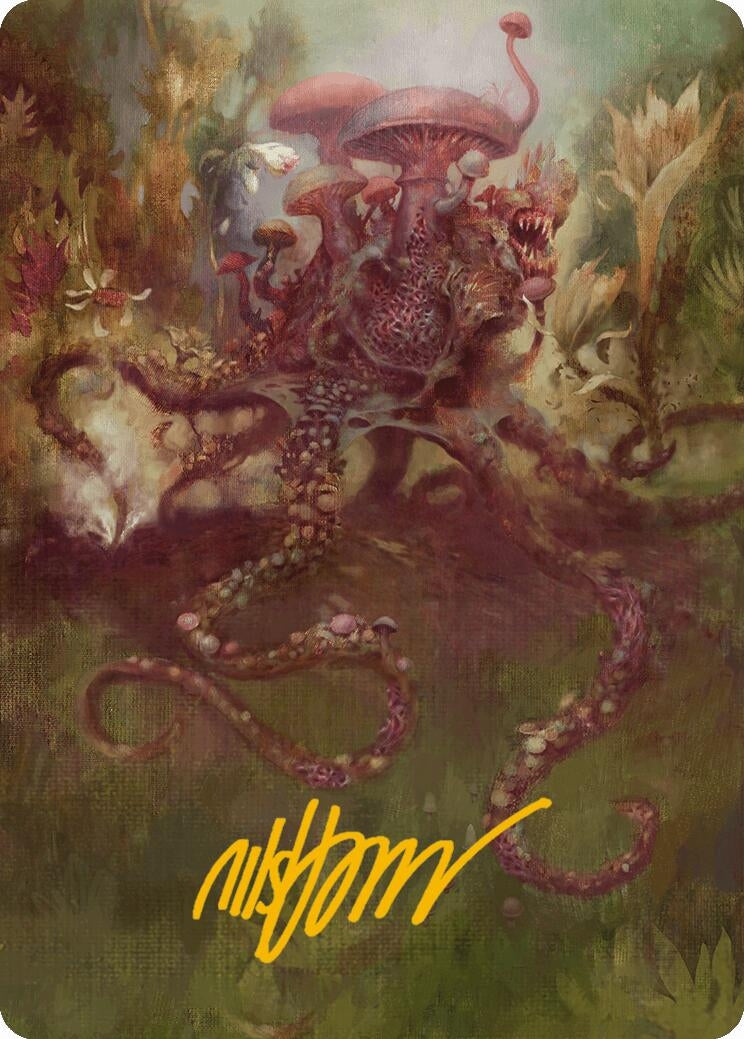 Sowing Mycospawn Art Card (Gold-Stamped Signature) (40) [ASMH3] - MTG Single