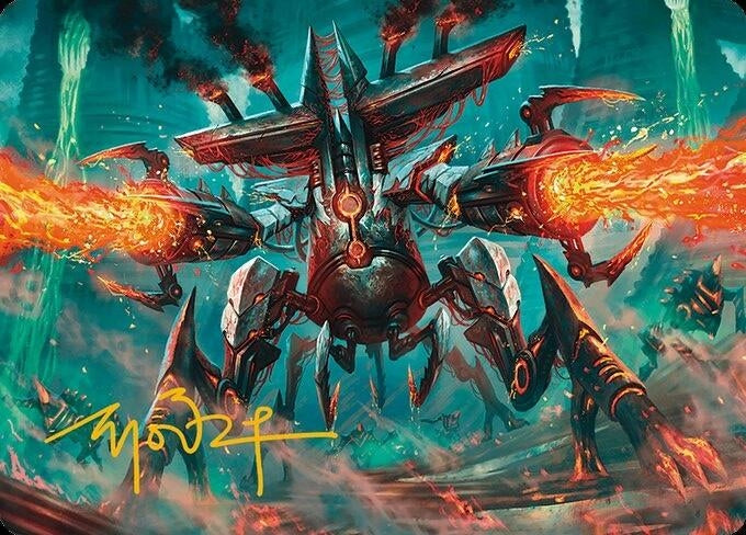Exterminator Magmarch Art Card (Gold-Stamped Signature) (33) [ASMH3] - MTG Single