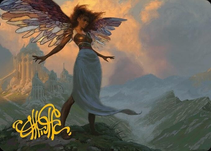 Glasswing Grace Art Card (Gold-Stamped Signature) (19) [ASMH3] - MTG Single