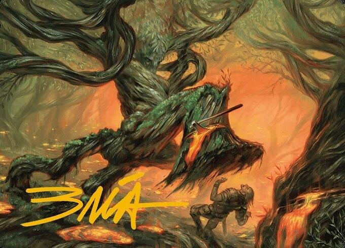 Stump Stomp Art Card (Gold-Stamped Signature) (20) [ASMH3] - MTG Single