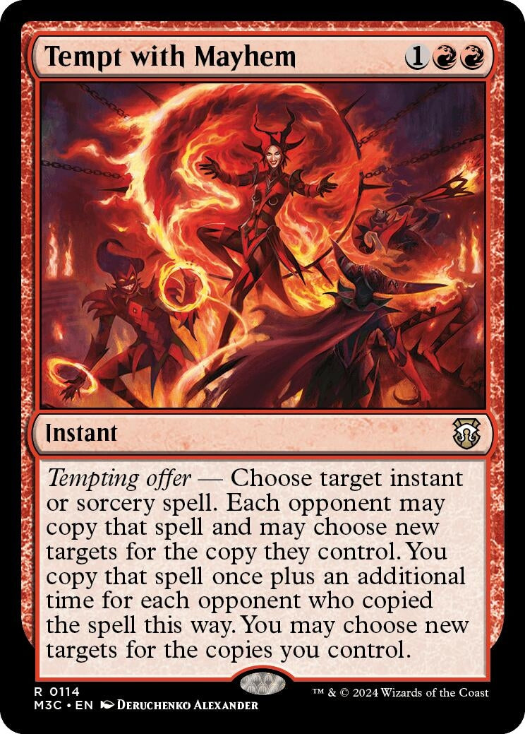 Tempt with Mayhem (114) [M3C] - MTG Single