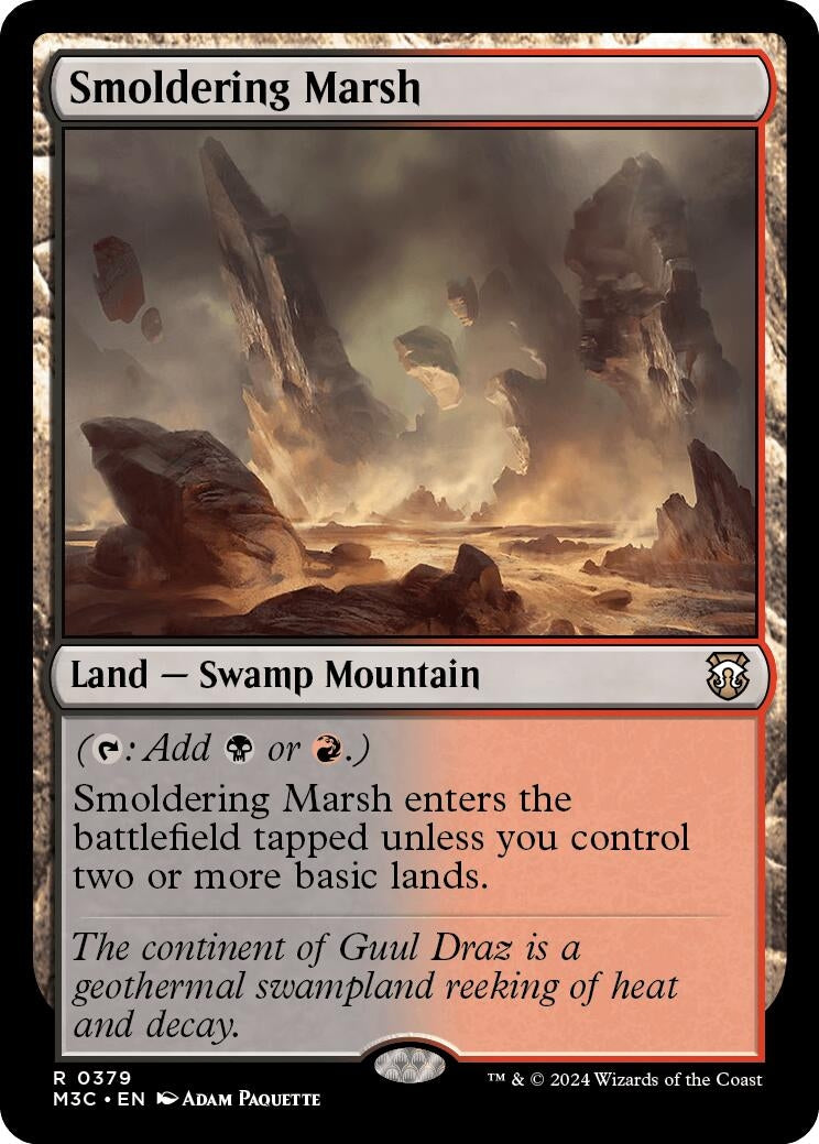 Smoldering Marsh (379) [M3C] - MTG Single