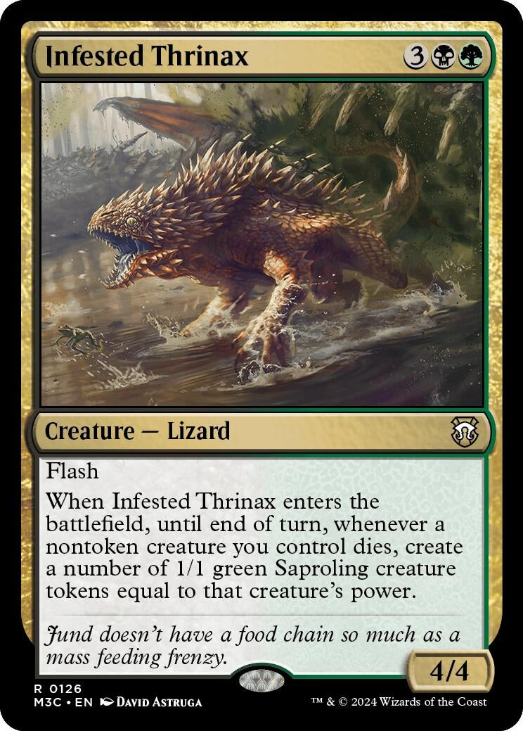Infested Thrinax (126) [M3C] - MTG Single
