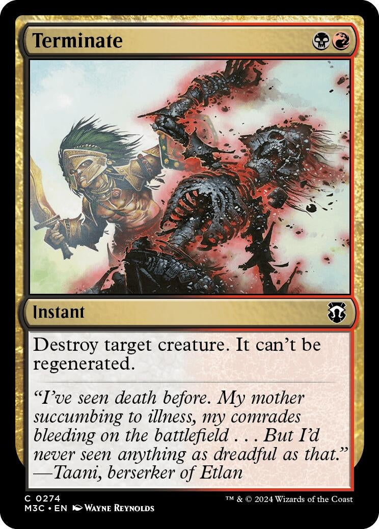 Terminate (Ripple Foil) (274) [M3C] - MTG Single