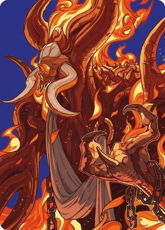 Phlage Titan of Fire’s Fury Art Card (50) [ASMH3] - MTG Single
