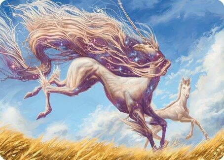Nyxborn Unicorn Art Card (1) [ASMH3] - MTG Single
