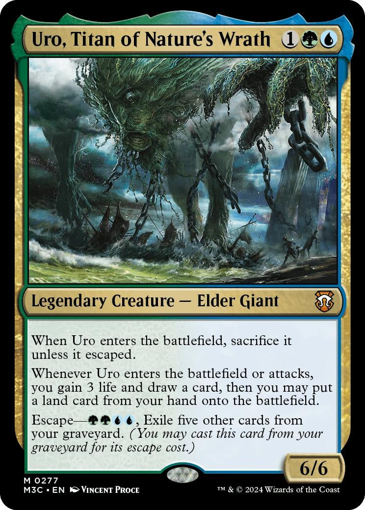 Uro Titan of Nature’s Wrath (Ripple Foil) (277) [M3C] - MTG Single