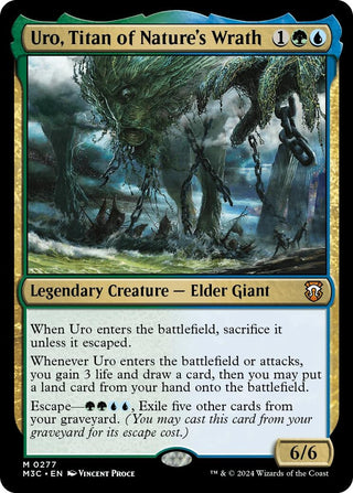 Uro Titan of Nature’s Wrath (Ripple Foil) (277) [M3C] - MTG Single