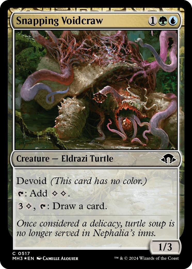 Snapping Voidcraw (Ripple Foil) (517) [MH3] - MTG Single