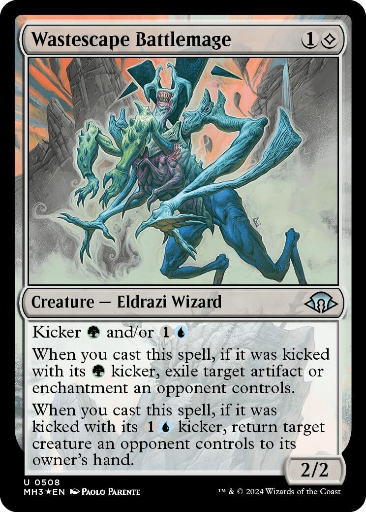 Wastescape Battlemage (Ripple Foil) (508) [MH3] - MTG Single