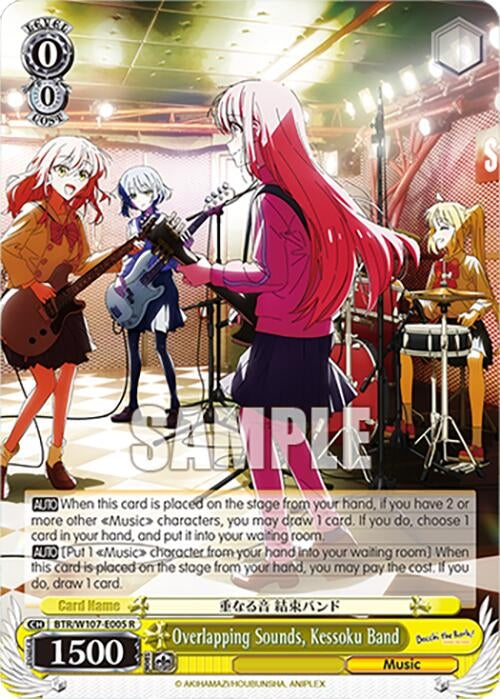 Overlapping Sounds Kessoku Band (107005) [BTR] - Weiss Schwarz Single