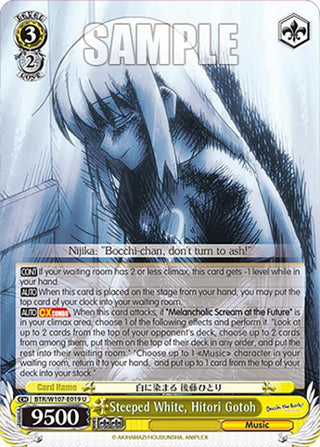 Steeped White Hitori Gotoh (107019) [BTR] - Weiss Schwarz Single