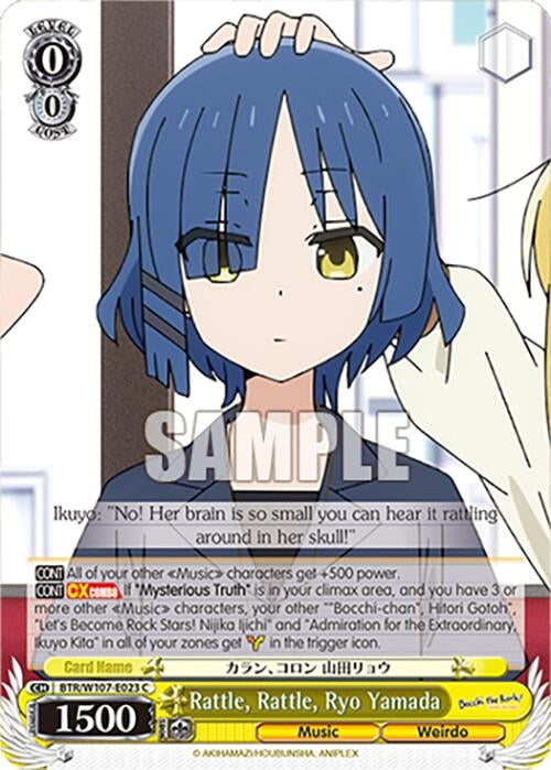 Rattle Rattle Ryo Yamada (107023) [BTR] - Weiss Schwarz Single