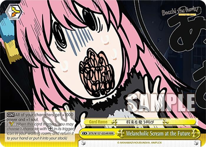 Melancholic Scream at the Future (RRR) (107034) [BTR] - Weiss Schwarz Single